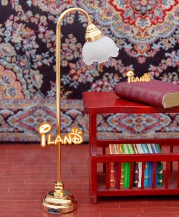 Dollhouse Mini Flower Shade LED Floor Lamp - Image 2