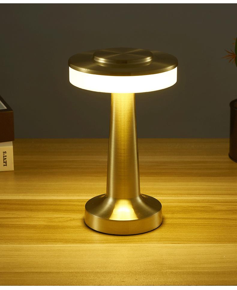 Metal Touch LED Mushroom Lamp - Image 3