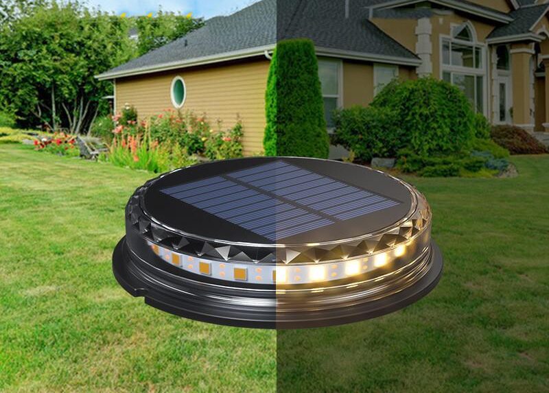Solar Ground Disk Lights (4‑Pack) - Image 2