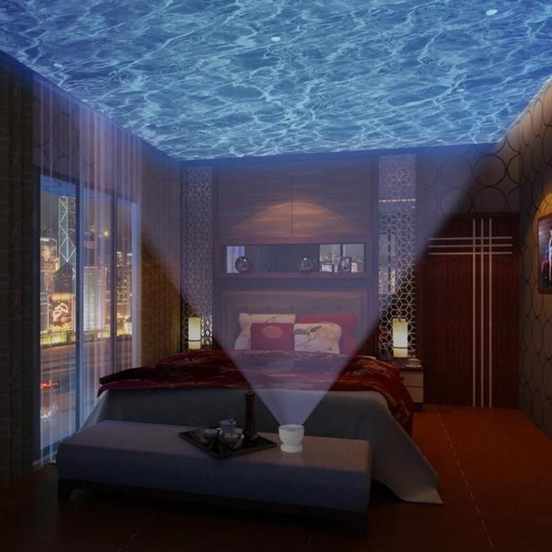 Ocean Wave Aurora Projector Speaker Light