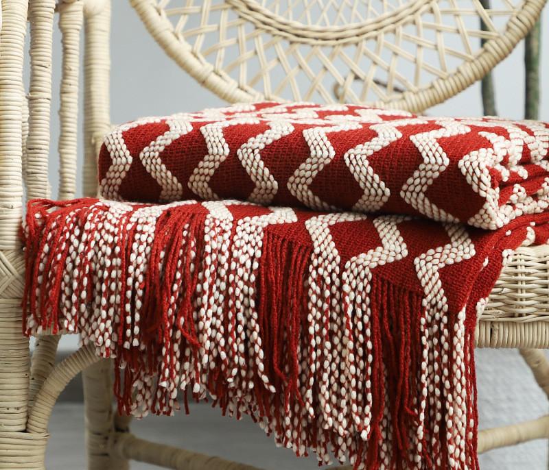 Nordic Knitted Decorative Sofa Blanket - Image 8