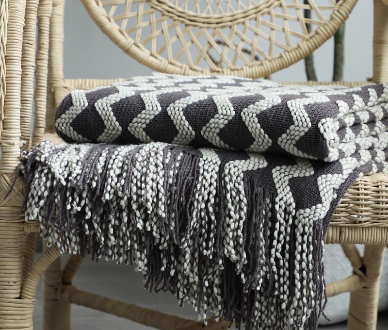 Nordic Knitted Decorative Sofa Blanket - Image 10