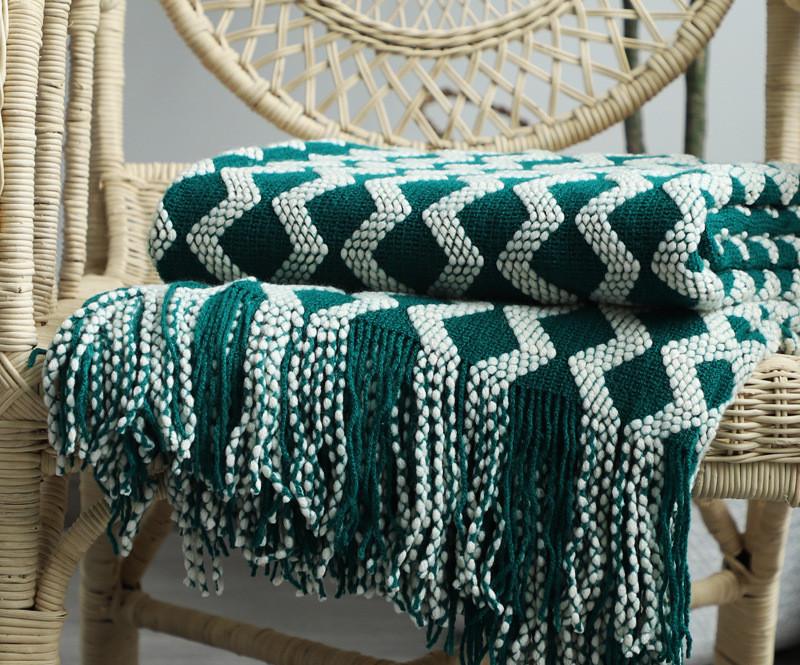 Nordic Knitted Decorative Sofa Blanket - Image 5