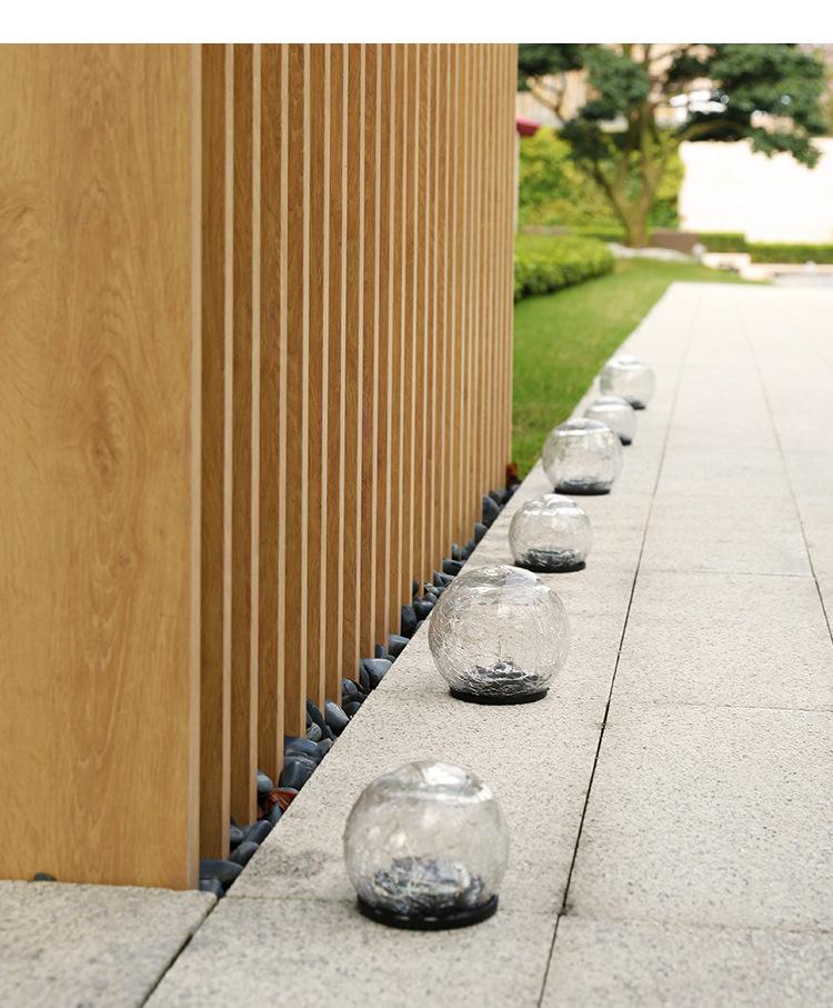 Glass Solar Garden Light - Image 3