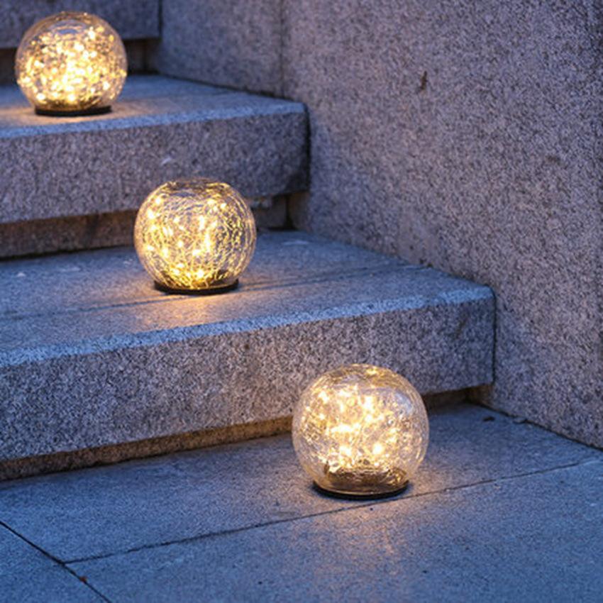 Glass Solar Garden Light - Image 2