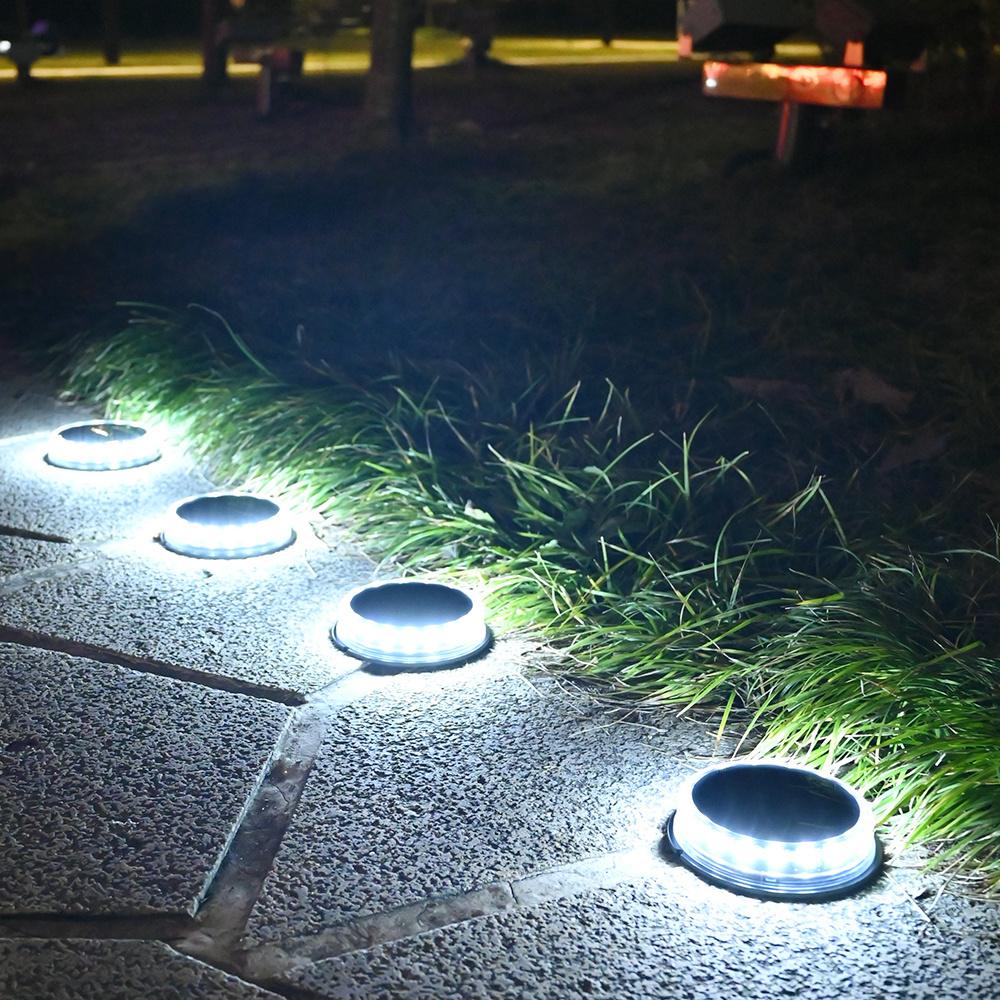 Solar Ground Disk Lights (4‑Pack) - Image 4