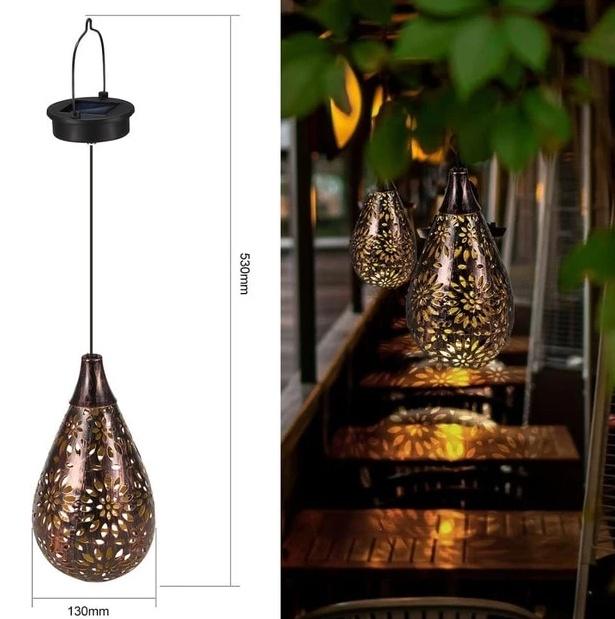 Water Drop Solar Lantern