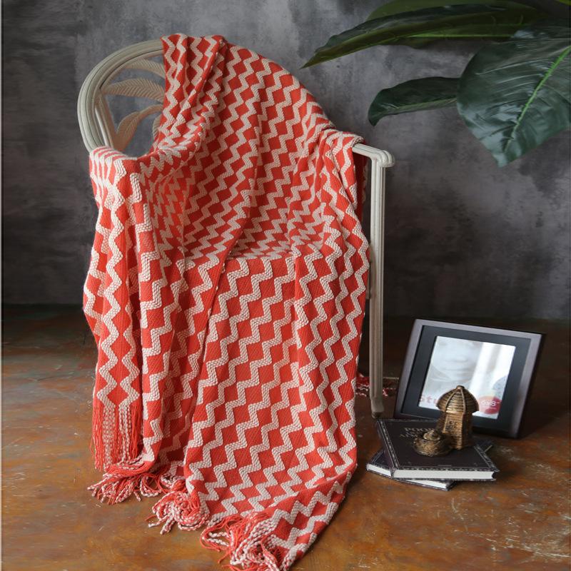 Nordic Knitted Wool Cashmere‑Feel Blanket - Image 7