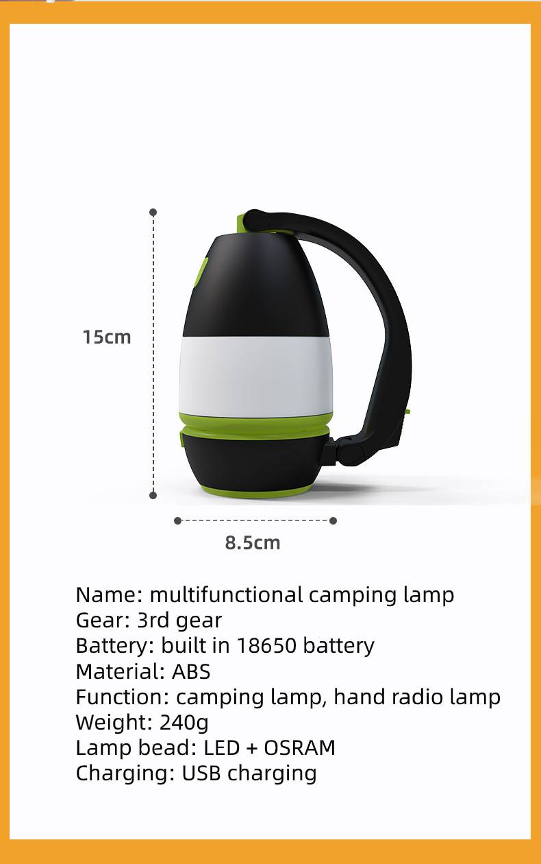 3‑in‑1 LED Emergency Lamp - Image 5