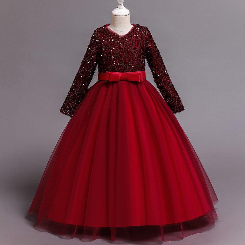 Cotton Sequin Elegance Dress