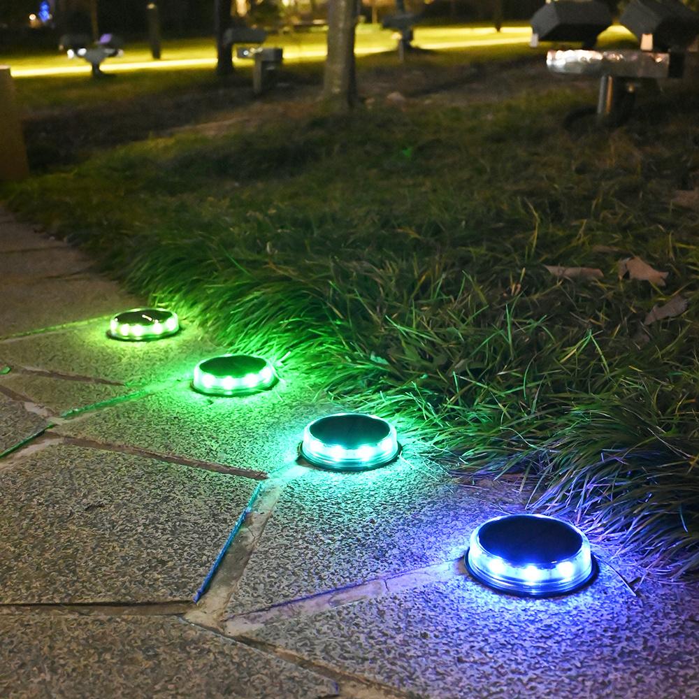 Solar Ground Disk Lights (4‑Pack) - Image 5