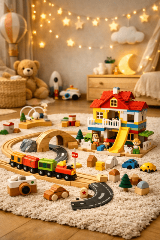 Kids Room interior with toys and lighting – Genie Kids by Lamp & Genie