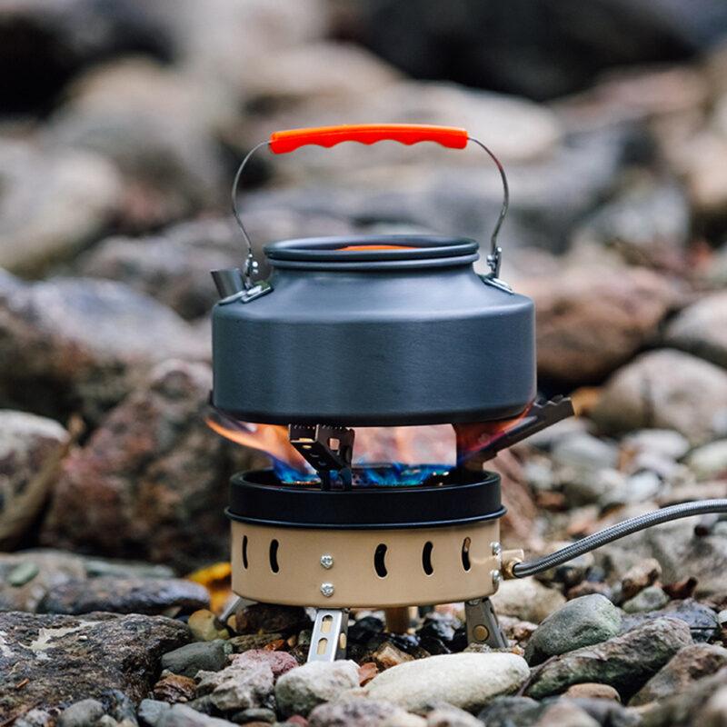 Portable Windproof Camping Gas Stove Set