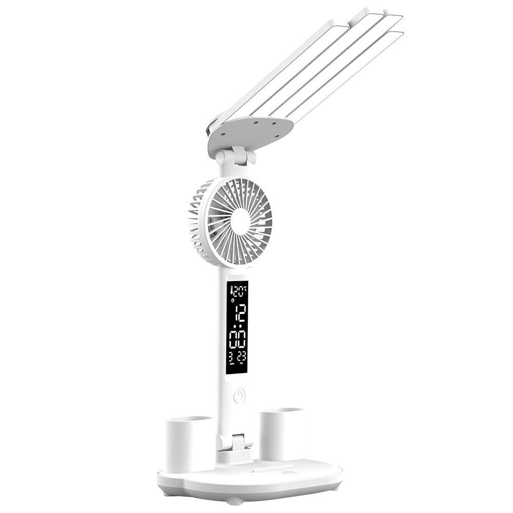 4‑Head LED Desk Lamp With Fan - Image 8
