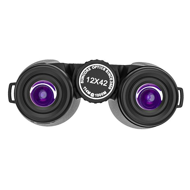 12×42 HD High‑Power Outdoor Binoculars Black - Image 4
