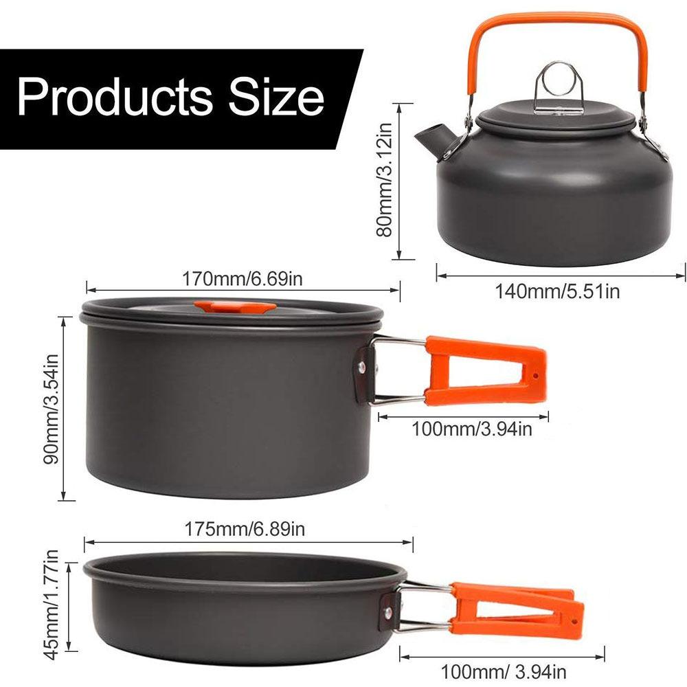 Travel Picnic Tableware Folding Camping Set - Image 5