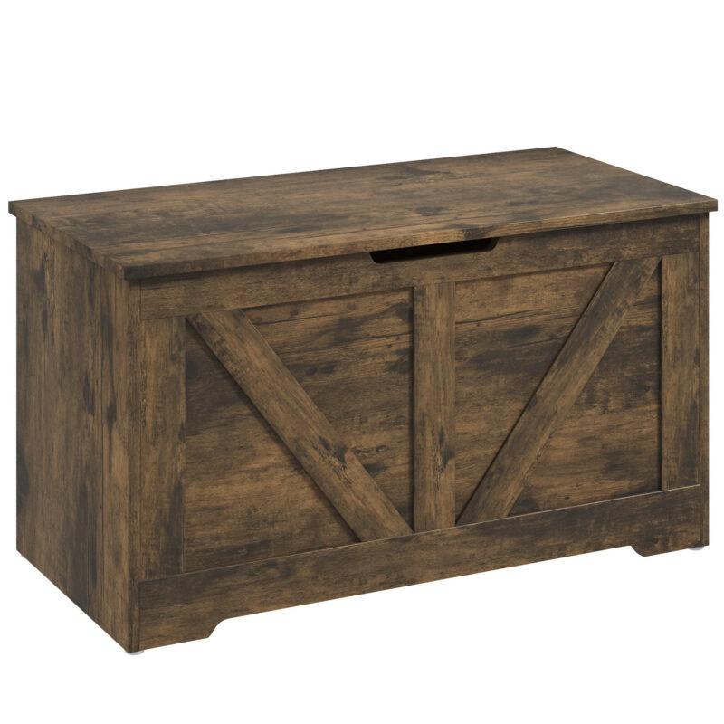 100L Rustic Brown Storage Box