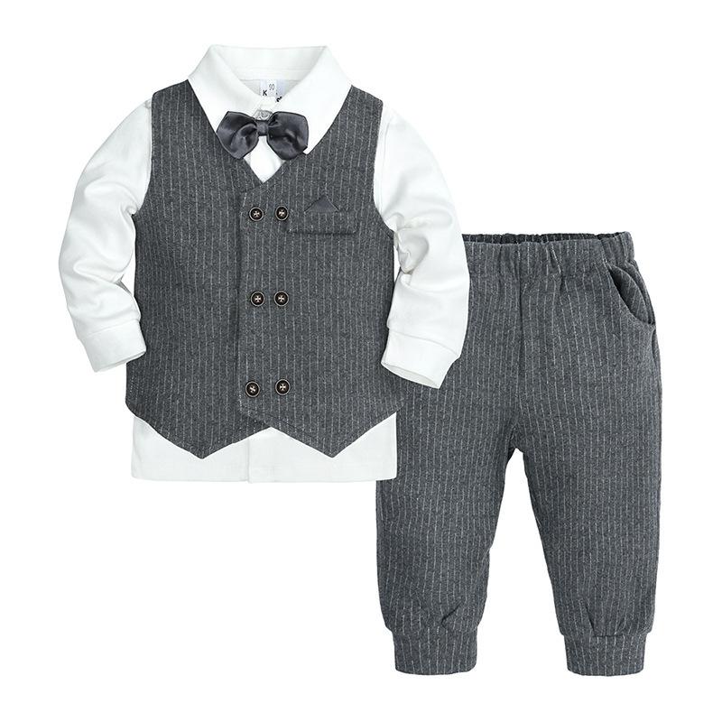 Knitted & Woven Cotton Suit Set