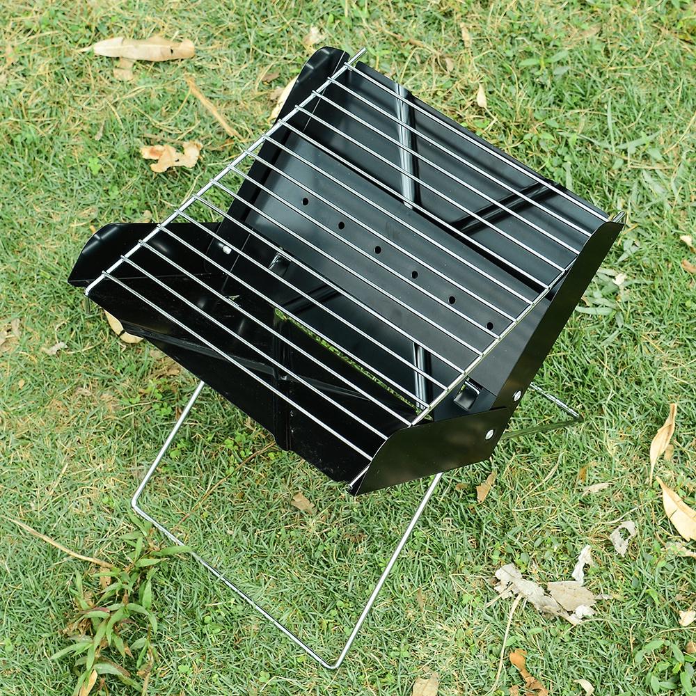 Folding Stainless Steel BBQ Grill - Image 4