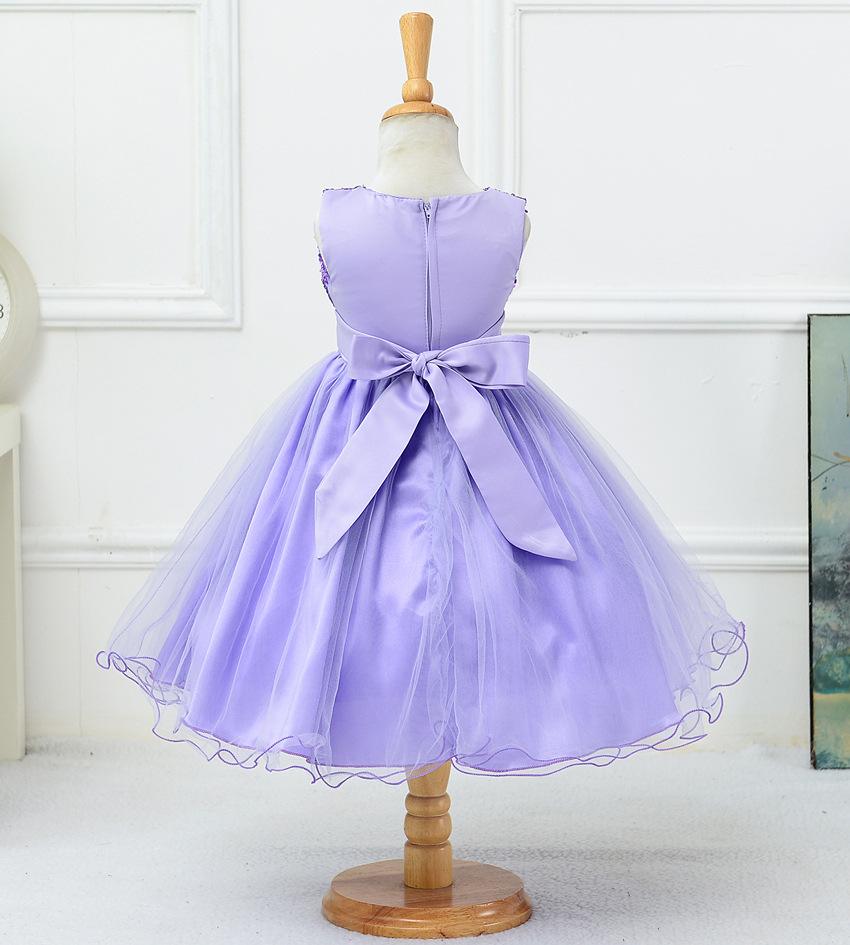 Girls Sequin Occasion Dress - Image 9