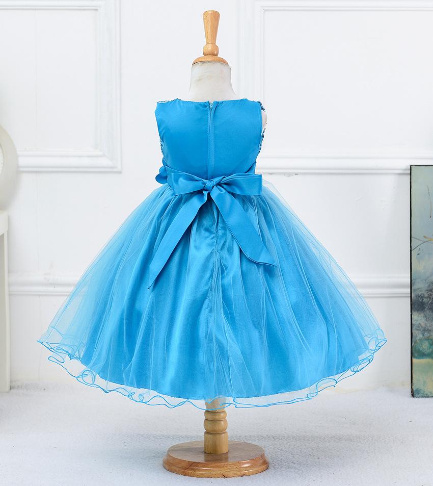 Girls Sequin Occasion Dress - Image 11