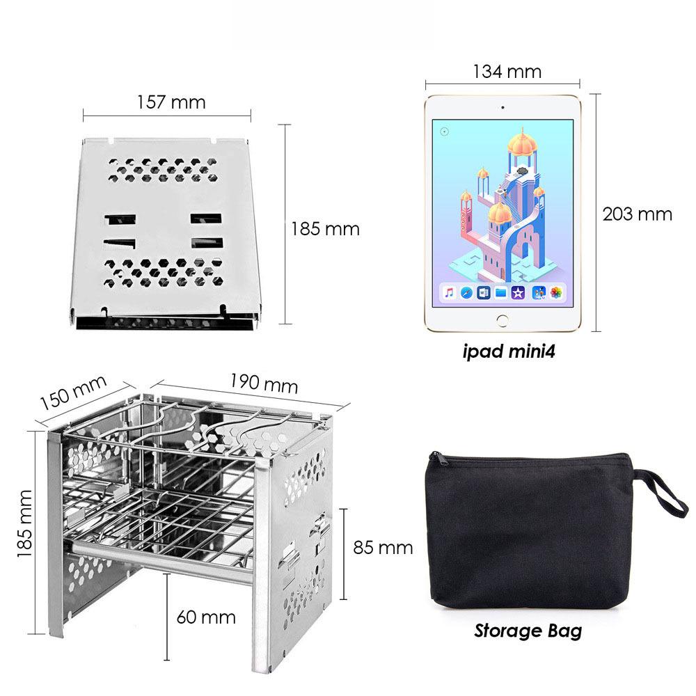 Firewood Stove Mini Barbecue - Image 5