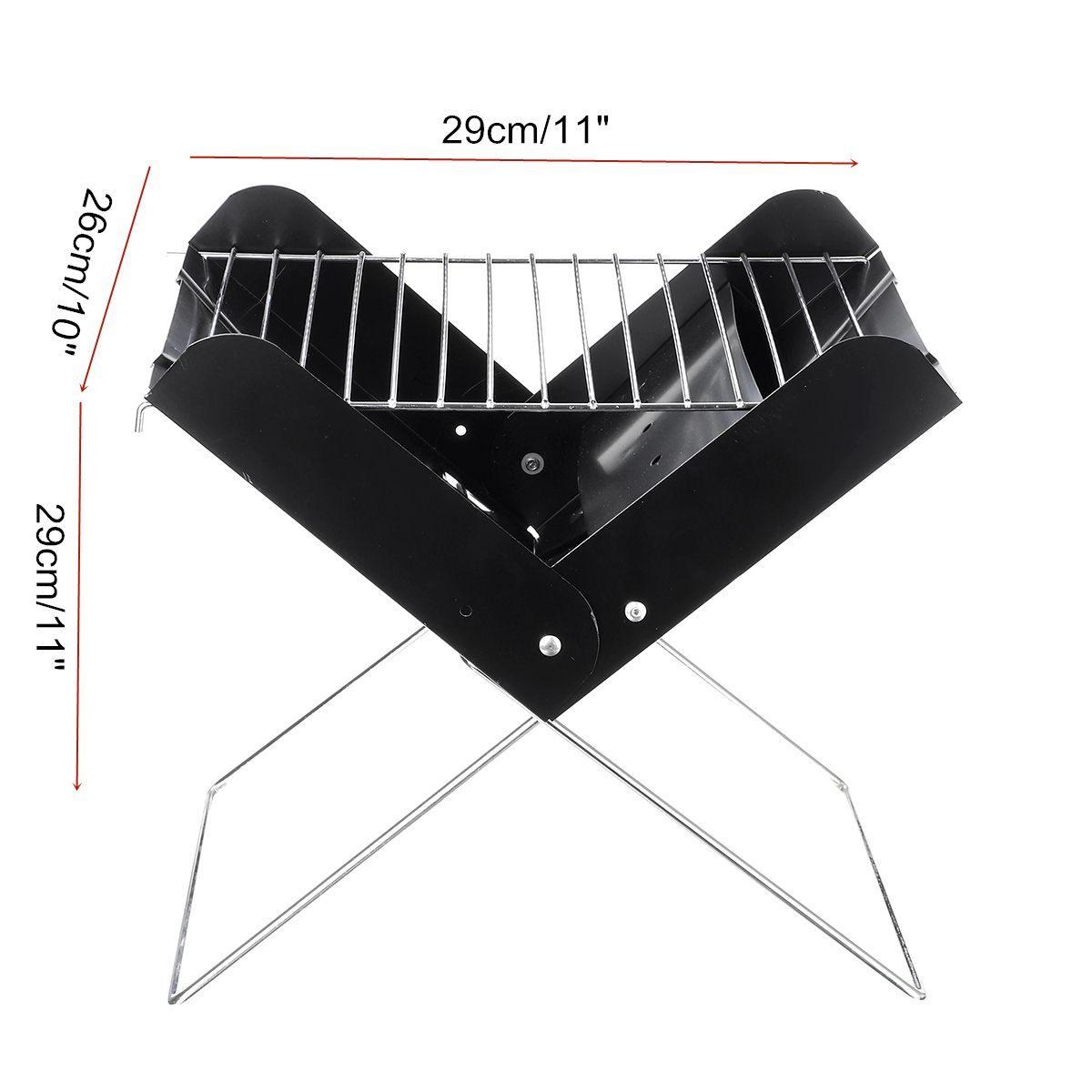 Folding Stainless Steel BBQ Grill - Image 6