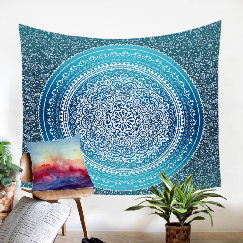 Indian Mandala Wall Tapestry