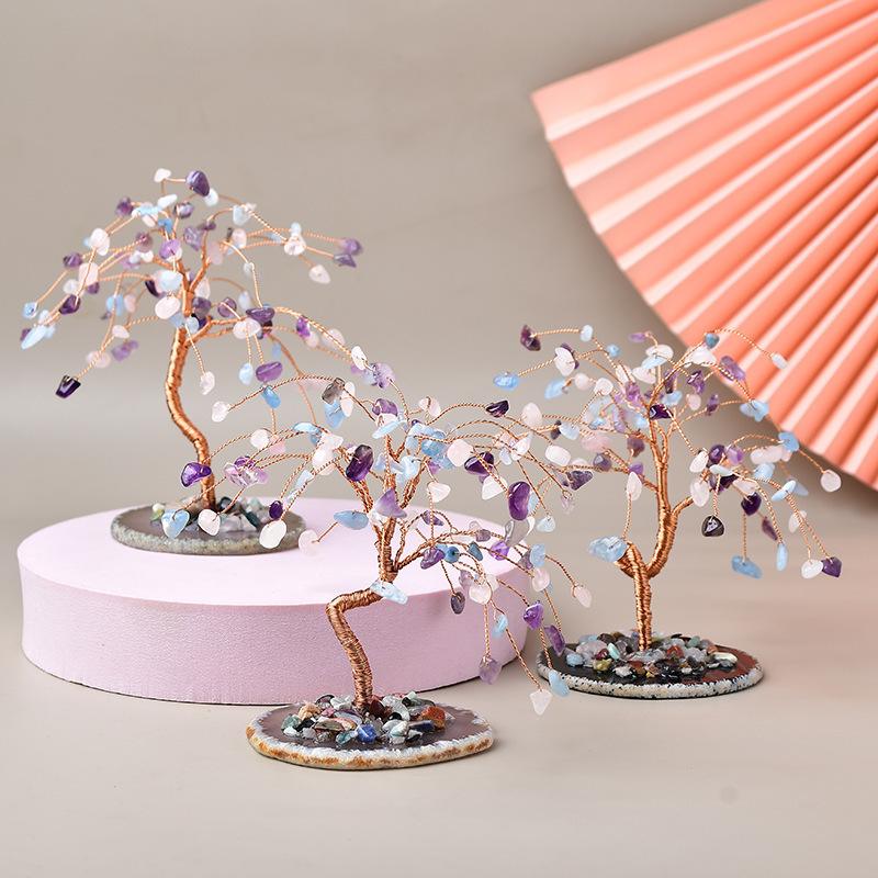 Natural Crystal Tree Decoration