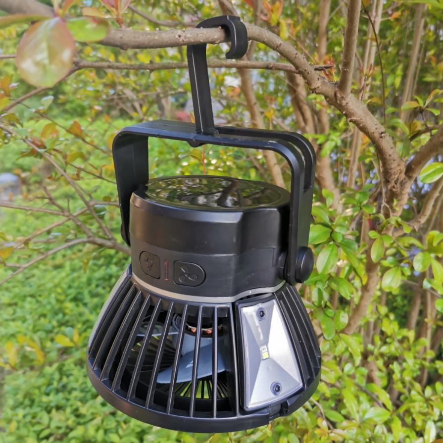 Solar Tent Fan & LED Light - Image 3