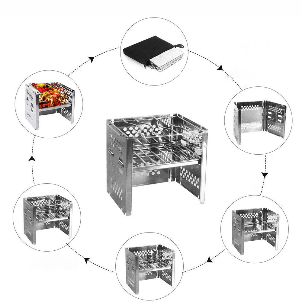 Firewood Stove Mini Barbecue - Image 4