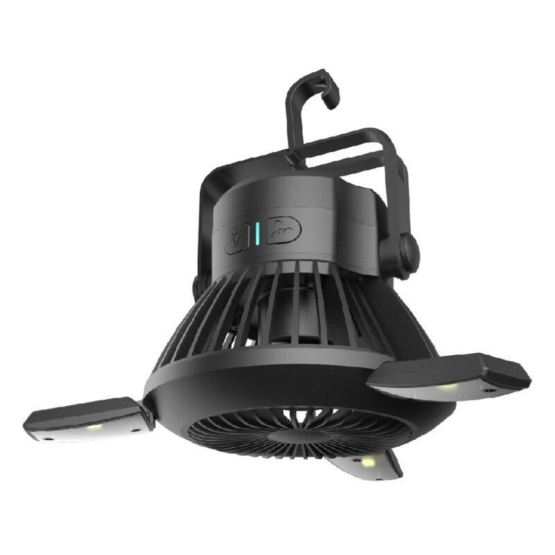 Solar Tent Fan & LED Light