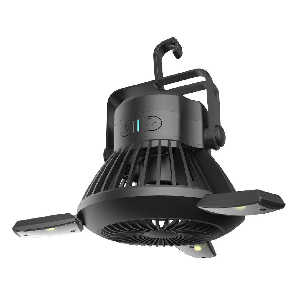 Solar Tent Fan & LED Light