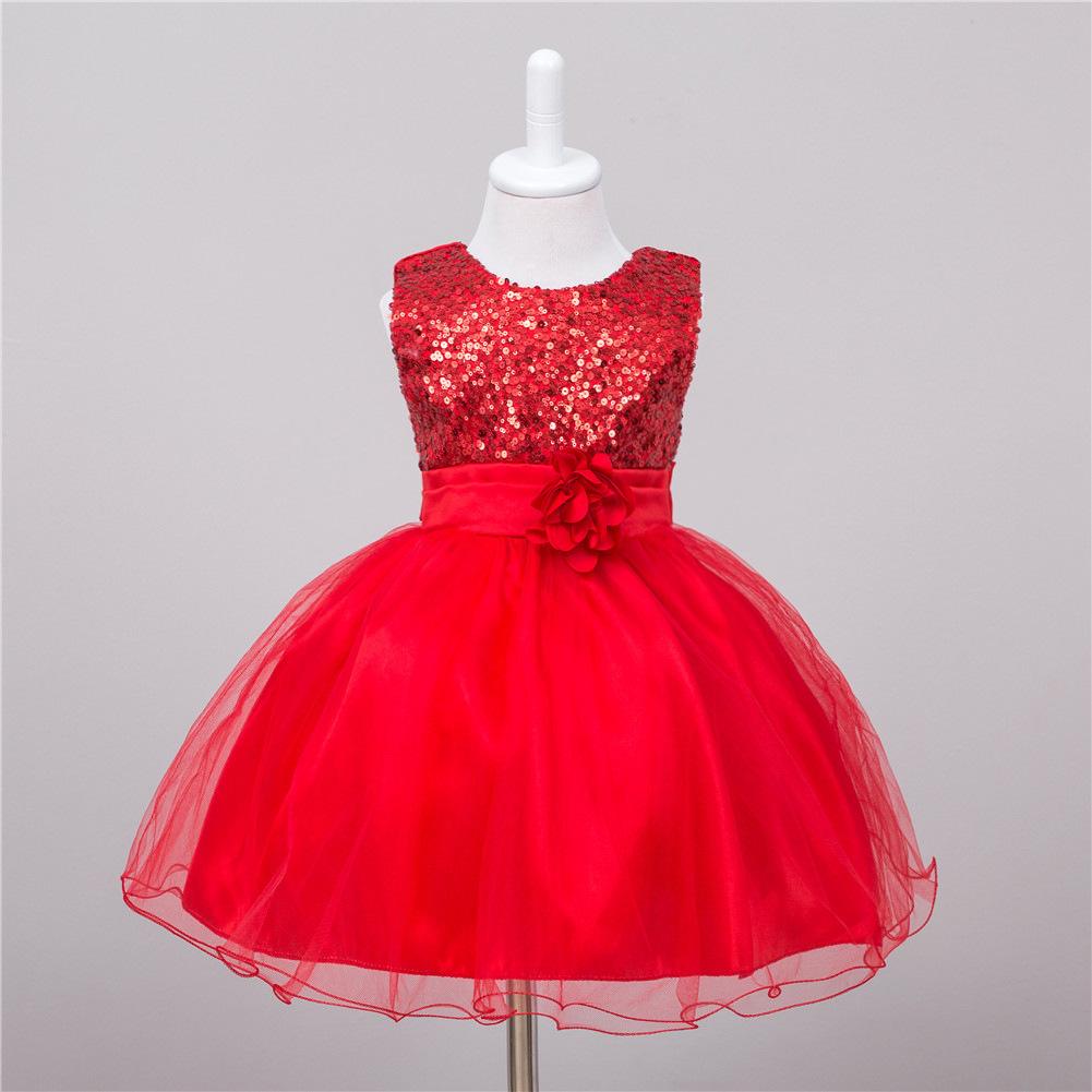 Girls Sequin Occasion Dress - Image 7