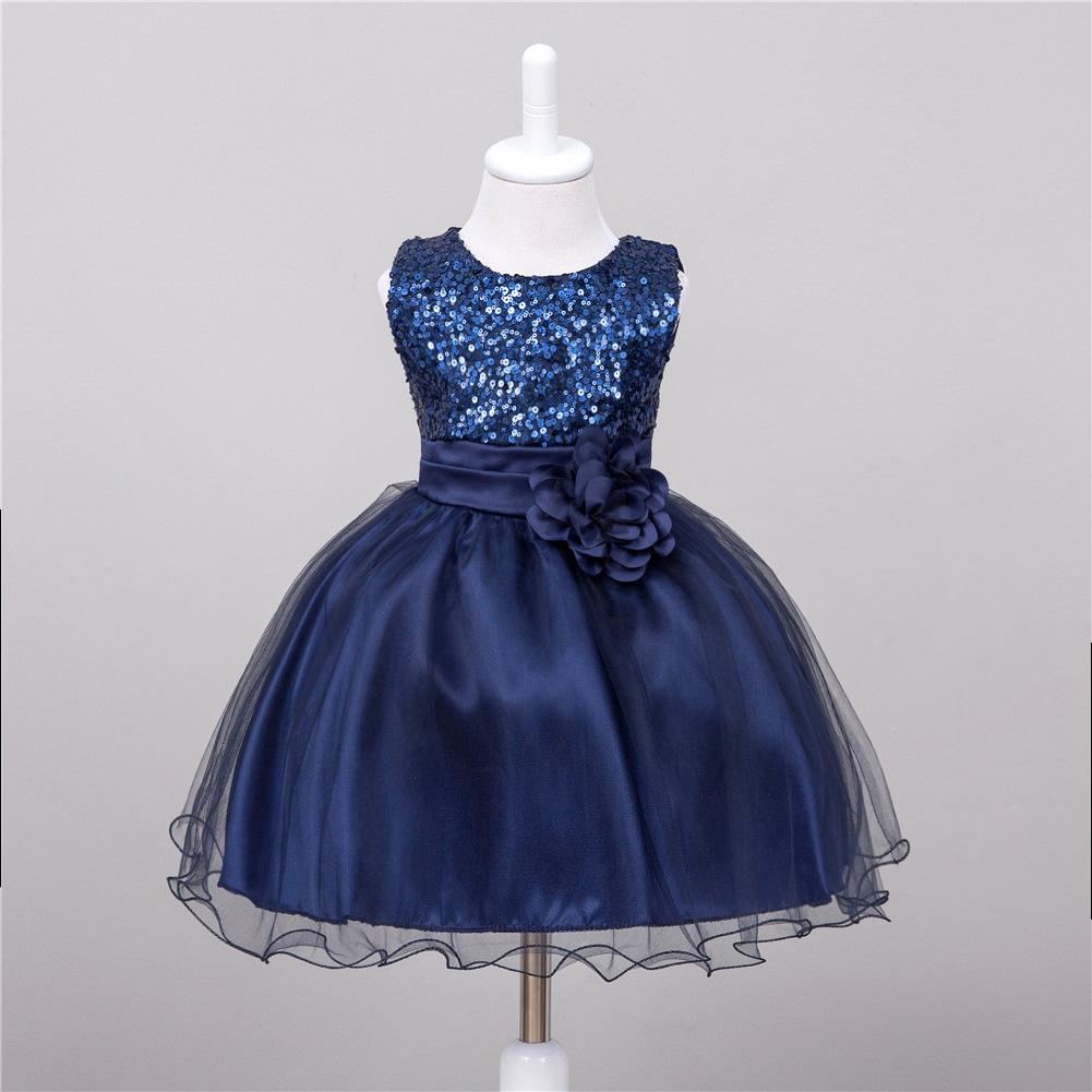 Girls Sequin Occasion Dress - Image 5