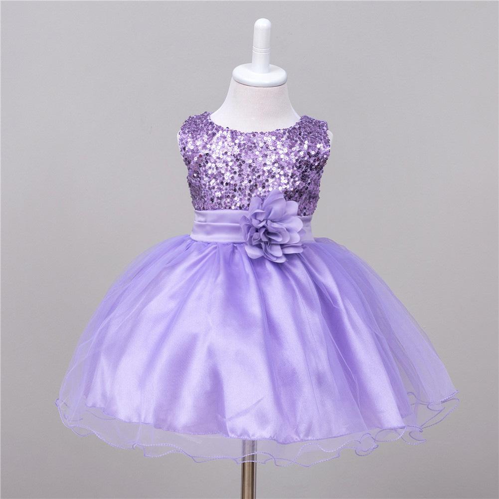 Girls Sequin Occasion Dress - Image 8