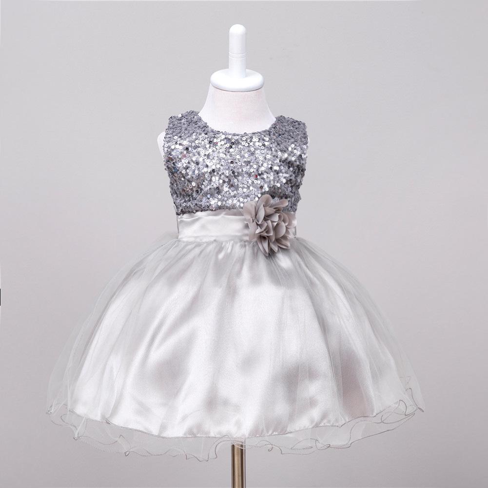 Girls Sequin Occasion Dress - Image 3