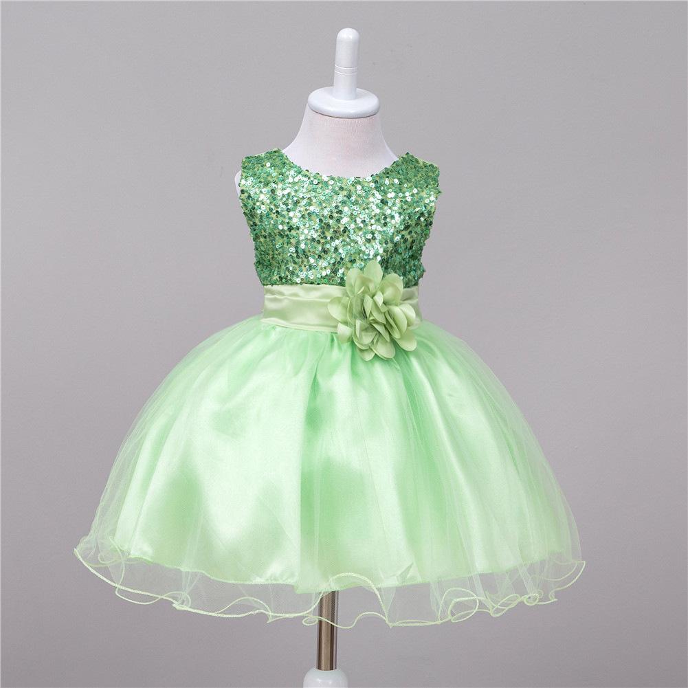 Girls Sequin Occasion Dress - Image 12