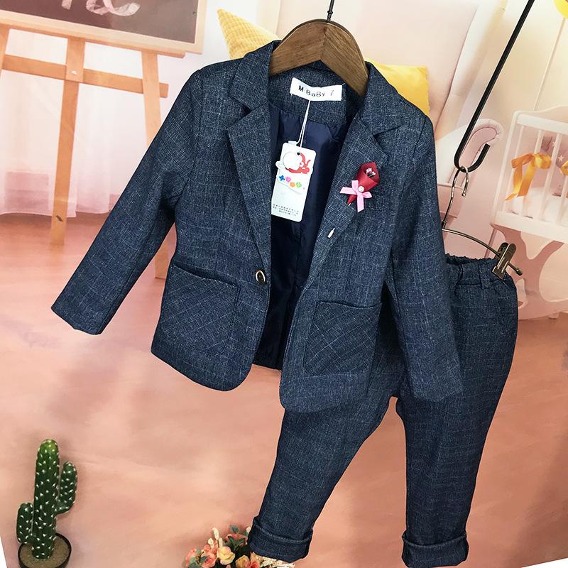 Cotton Three‑Piece Suit