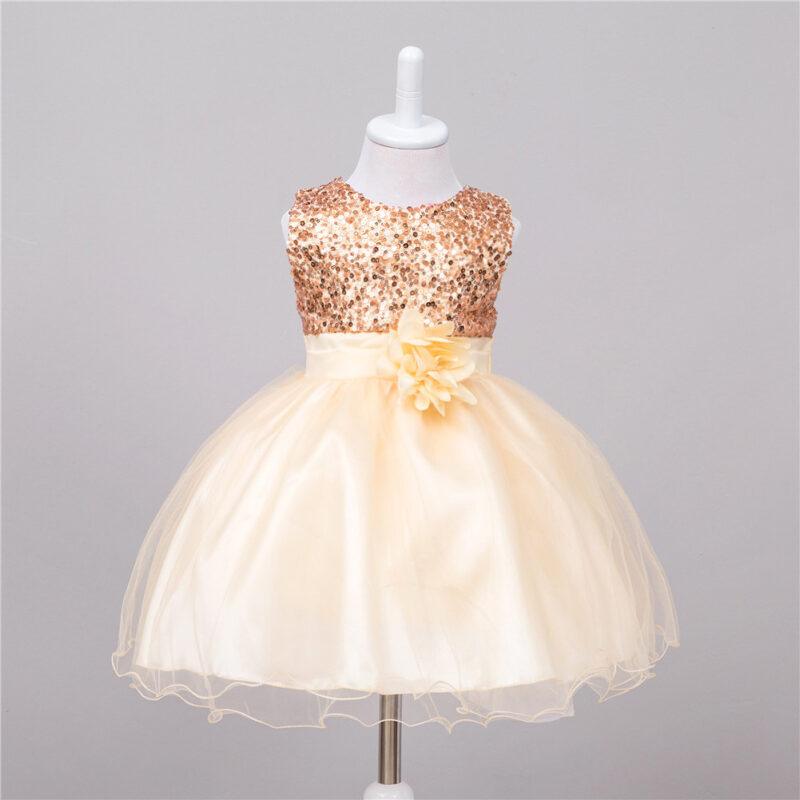 Girls Sequin Occasion Dress