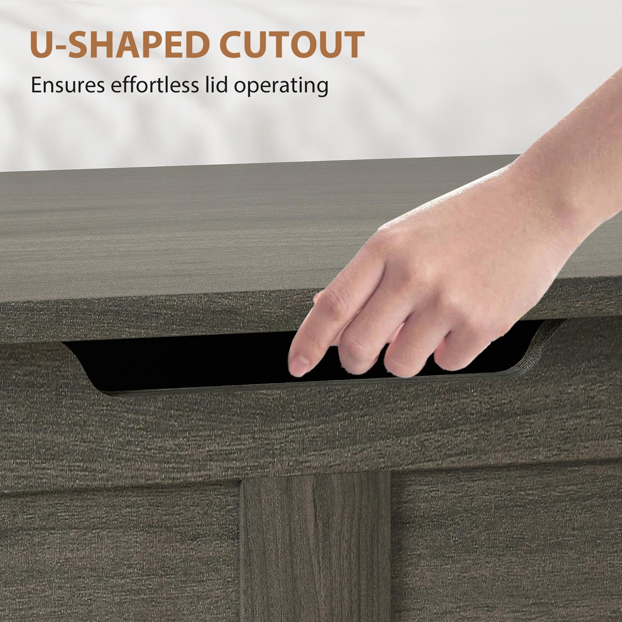 100L Charcoal Grey Storage Box - Image 6