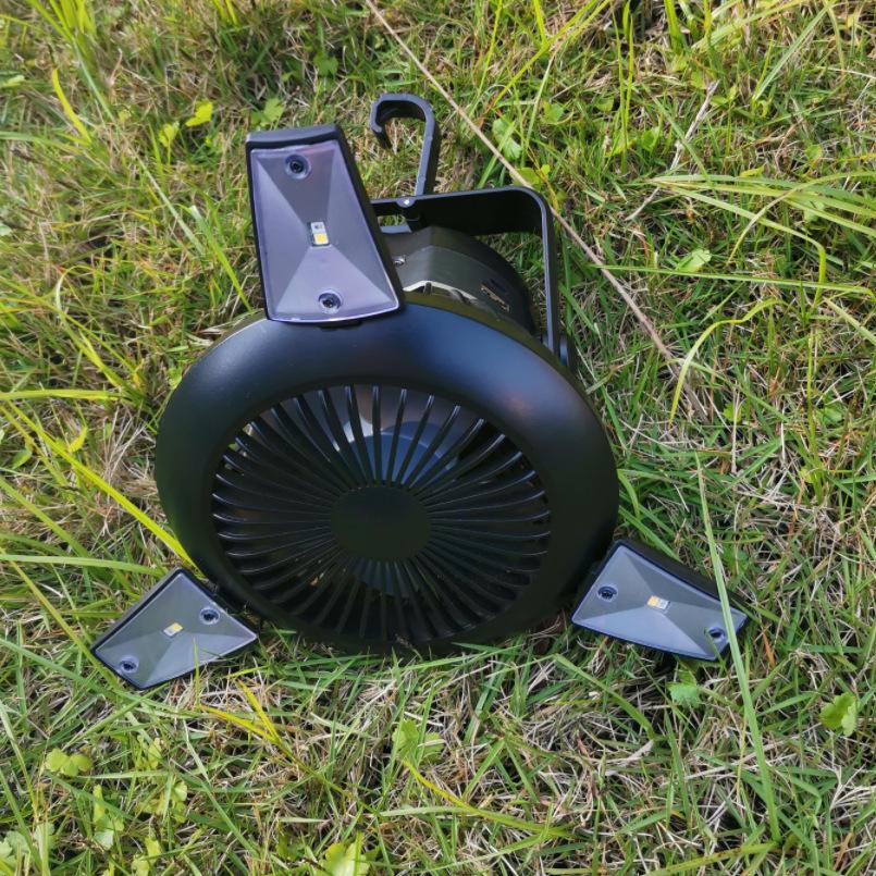 Solar Tent Fan & LED Light - Image 4