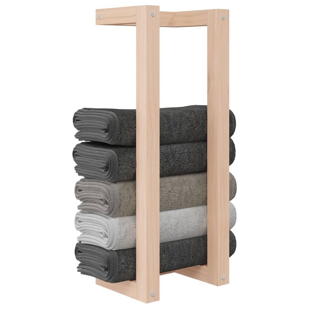 Solid Pine Wood Towel Rack - Image 3