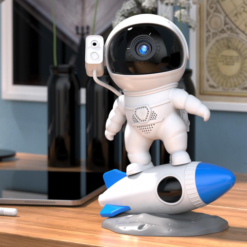 Rocket Astronaut Galaxy Starry Sky Projector Lamp Desktop - Image 2