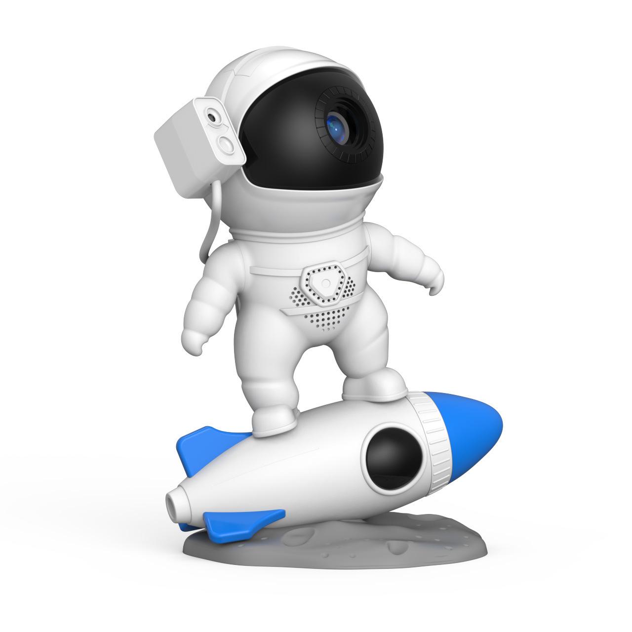 Rocket Astronaut Galaxy Starry Sky Projector Lamp Desktop - Image 5
