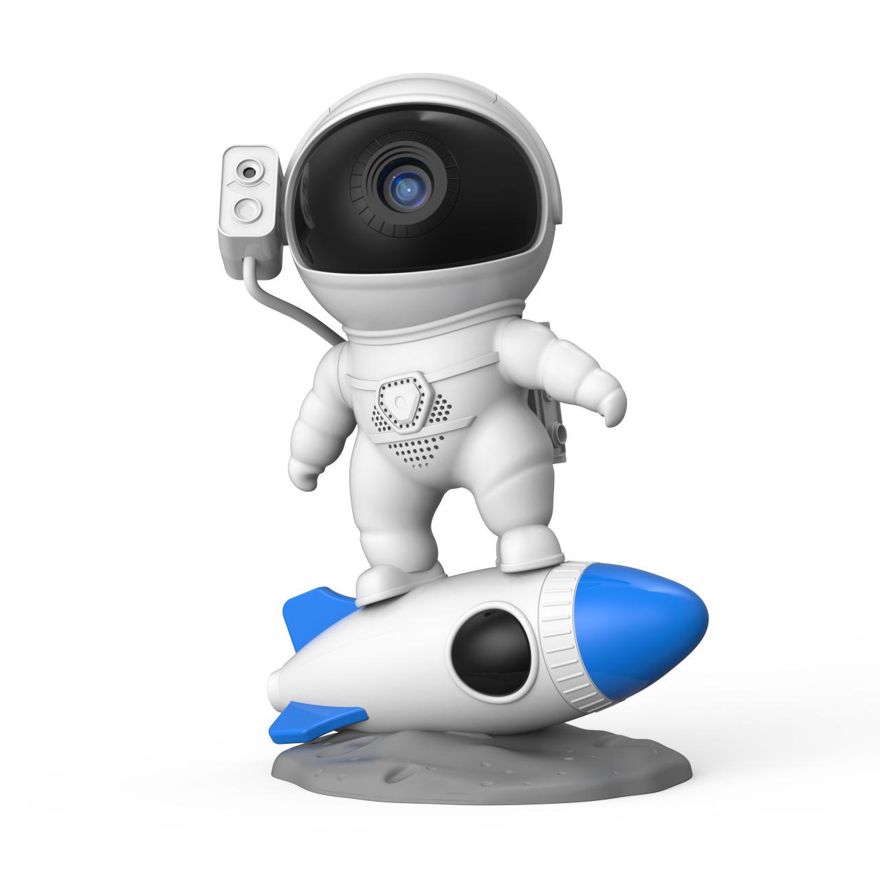 Rocket Astronaut Galaxy Starry Sky Projector Lamp Desktop - Image 3
